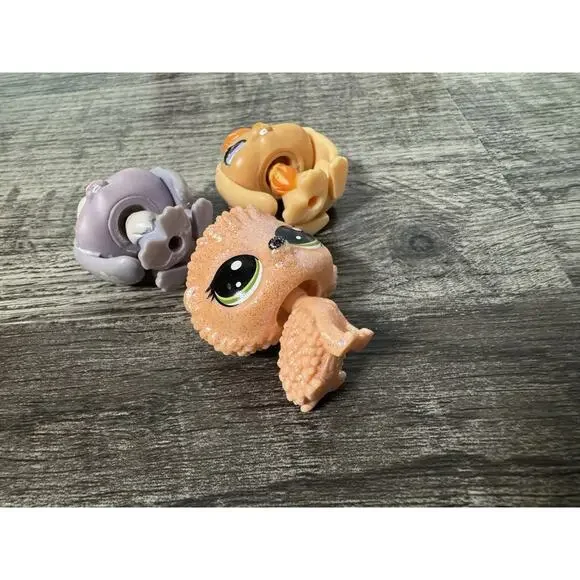 Lot Of Littlest Pet Shop (11) Bunnies Rabbits Glitter Hedgehog Sparkle Baby - Picture 10 of 16